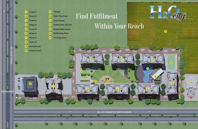 Project Image of 1060.0 - 1375.0 Sq.ft 2 BHK Apartment for buy in Anshul H2O City