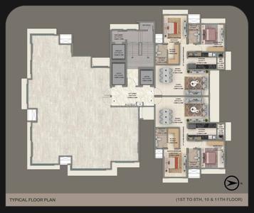 Project Image of 843.9 - 1688.0 Sq.ft 2 BHK Apartment for buy in Kolte Patil K52