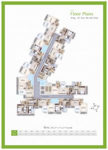 Project Image of 312.0 - 571.0 Sq.ft 1 BHK Apartment for buy in Unimont Aurum