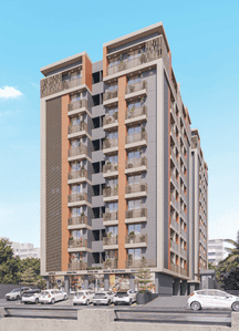 Project Image of 589.75 - 726.89 Sq.ft 2 BHK Apartment for buy in Radhe Vrundavan Lake view