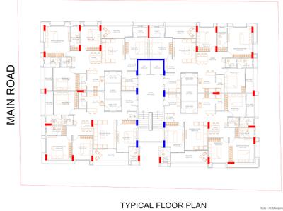 Project Image of 1413.84 - 1440.96 Sq.ft 4 BHK Apartment for buy in Saffron Parul Gracious