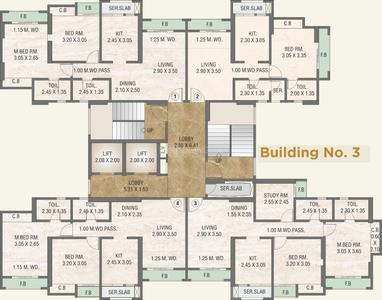 Project Image of 1250 Sq.ft 2.5 BHK Apartment / Flat for sale in Hiranandani Estate for Rs. 16000000