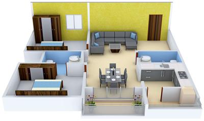 Project Image of 1270.0 - 1770.0 Sq.ft 2 BHK Apartment for buy in Value Valueprop Prime Vivanne