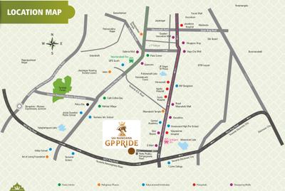 Project Image of 1150.0 - 1455.0 Sq.ft 2 BHK Apartment for buy in Sai Nandana GP Pride
