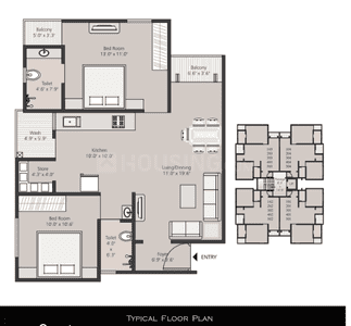 Project Image of 1050.0 - 2550.0 Sq.ft 2 BHK Apartment for buy in Pancham Elite