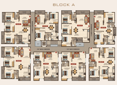 Project Image of 1469 Sq.ft 3 BHK Apartment / Flat for sale in HBR Layout for Rs. 16000000