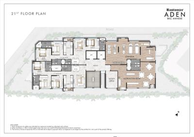 Project Image of 754.55 - 928.39 Sq.ft 2 BHK Apartment for buy in Rustomjee Aden