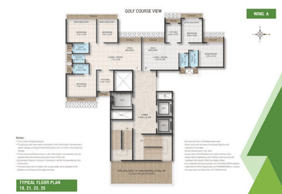 Project Image of 783.0 - 826.0 Sq.ft 3 BHK Apartment for buy in Bhagwati Greens 3