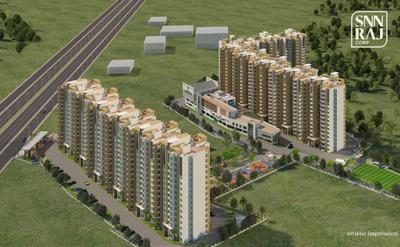 Project Image of 880.0 - 1685.0 Sq.ft 2 BHK Apartment for buy in SNN Raj High Gardens