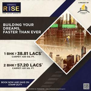 Project Image of 431.0 - 631.0 Sq.ft 1 BHK Apartment for buy in Ornate Rise