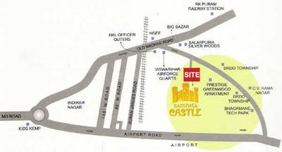 Project Image of 0.0 - 1855.0 Sq.ft 3 BHK Apartment for buy in Samhita Castle