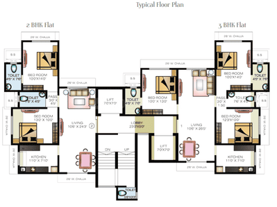 Project Image of 1143.0 - 1440.0 Sq.ft 2 BHK Apartment for buy in Yug The Pinnacle