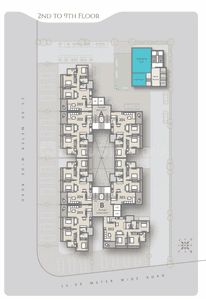 Project Image of 0.0 - 1122.0 Sq.ft 3 BHK Apartment for buy in VR Luxuria