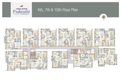 Project Image of 1020.0 - 1610.0 Sq.ft 2 BHK Apartment for buy in Visalakshi Prakruthi