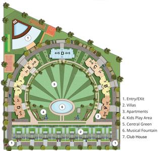 Project Image of 1380.0 - 6000.0 Sq.ft 3 BHK Apartment for buy in The Antriksh The Golf Address