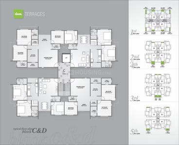 Project Image of 1033.0 - 1614.0 Sq.ft 3 BHK Apartment for buy in Sangath Terraces