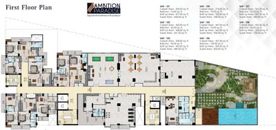 Project Image of 448.0 - 2957.0 Sq.ft 1 BHK Apartment for buy in Ambition Paradise