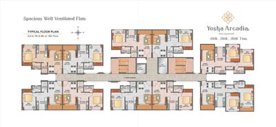 Project Image of 343.15 - 505.0 Sq.ft 1 BHK Apartment for buy in Yesha Arcadia