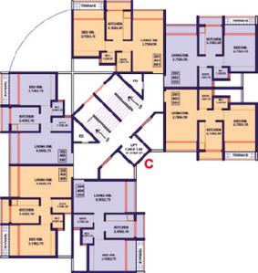 Project Image of 261.0 - 480.0 Sq.ft 1 BHK Apartment for buy in Haware Leelaangan