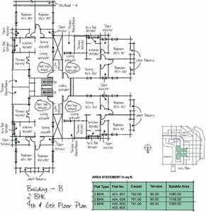Project Image of 754.0 - 791.0 Sq.ft 2 BHK Apartment for buy in Pinnacle Apartment