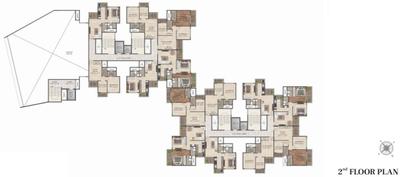 Project Image of 413.01 - 738.0 Sq.ft 1 BHK Apartment for buy in La Mer Regency