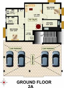 Project Image of 451.0 - 1251.0 Sq.ft 1 BHK Apartment for buy in RB Bagya Enclave