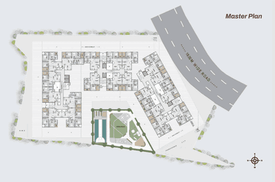 Project Image of 984.0 - 1042.0 Sq.ft 3 BHK Apartment for buy in Acquest Coral Nest