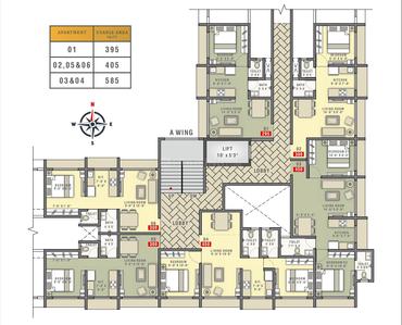 Project Image of 750 Sq.ft 2 BHK Apartment / Flat for sale in Nalasopara West for Rs. 4600000