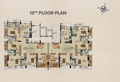 Project Image of 2554.0 - 2818.0 Sq.ft 4 BHK Apartment for buy in Skyline The One
