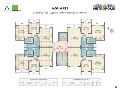 Project Image of 478.0 - 489.0 Sq.ft 2 BHK Apartment for buy in Anant Metropolis Aquaris Phase 2