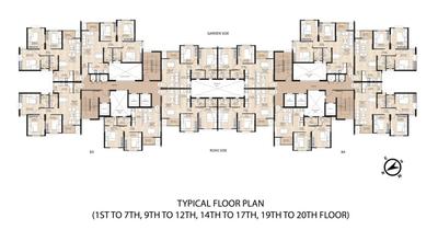Project Image of 621.0 - 908.0 Sq.ft 2 BHK Apartment for buy in Shapoorji Pallonji Joyville Howrah Tower B3 And B4 Western Heights A And B
