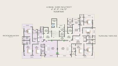 Project Image of 2100.0 - 5000.0 Sq.ft 4 BHK Apartment for buy in Roodraksh Nanak Niwas