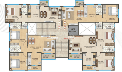 Project Image of 578.0 - 960.0 Sq.ft 1 BHK Apartment for buy in City Next Godavari Residency