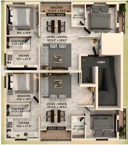 Project Image of 1162.0 - 1188.0 Sq.ft 2 BHK Apartment for buy in LD Sierra
