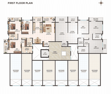 Project Image of 0.0 - 1825.0 Sq.ft 3 BHK Apartment for buy in R K Kedarnath Heights