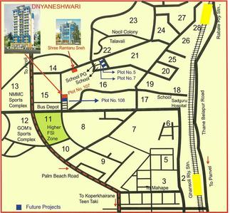 Project Image of 880 Sq.ft 2 BHK Apartment / Flat for sale in Ghansoli for Rs. 12500000