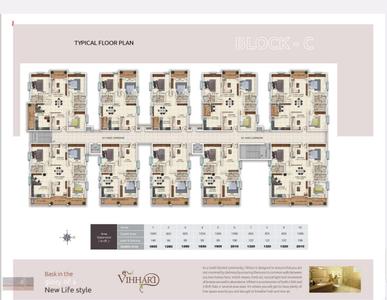 Project Image of 1225.0 - 2010.0 Sq.ft 2 BHK Apartment for buy in Vazhraa Vihhari