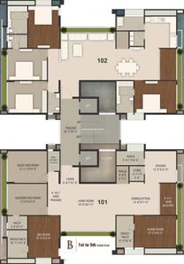 Project Image of 3050.0 - 3740.0 Sq.ft 4 BHK Apartment for buy in Shreepad Anantta