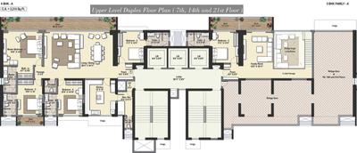 Project Image of 2214.0 - 2245.0 Sq.ft 4 BHK Apartment for buy in Raheja Reflections Odyssey