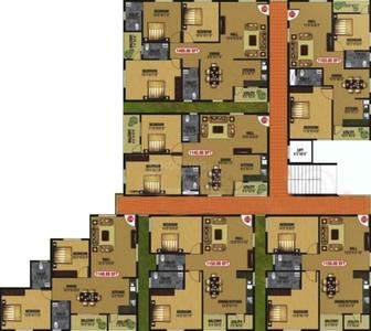 Project Image of 1103.0 - 1400.0 Sq.ft 2 BHK Apartment for buy in NR White Rose