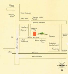 Om Sai Pancham Images for Location Plan of Om Sai Pancham 1