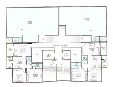Project Image of 558.0 - 783.18 Sq.ft 2 BHK Apartment for buy in V Garli Heritage