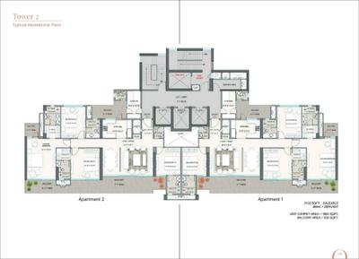 Project Image of 3100.0 - 5410.0 Sq.ft 4 BHK Apartment for buy in Navraj The Marq