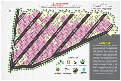 AVM Keertika Farms Layout Plan 1