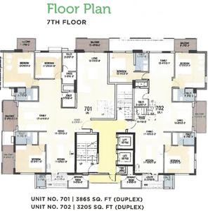 Project Image of 1865.0 - 3865.0 Sq.ft 3 BHK Apartment for buy in Bearys Cul De Sac