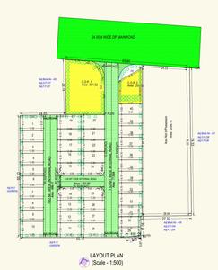 Radhey Bunglows Layout Plan 1