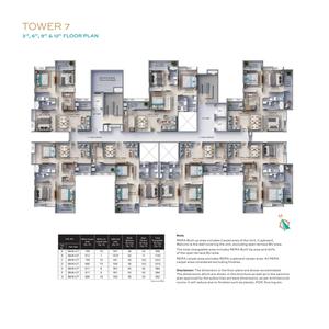 Project Image of 1077.0 - 1435.0 Sq.ft 3 BHK Apartment for buy in F Residences Merlin Phase II