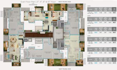 Project Image of 669.0 - 1023.0 Sq.ft 2 BHK Apartment for buy in Vishwa Aseemvishwa