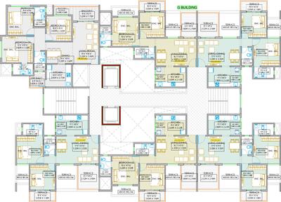 Project Image of 688.0 - 1042.0 Sq.ft 2 BHK Apartment for buy in Shree Signature Park G And H Building