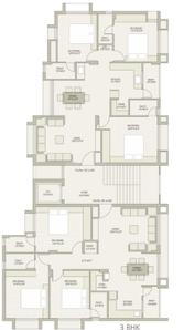 Project Image of 1032.15 - 1035.92 Sq.ft 3 BHK Apartment for buy in Avanish Aster Flat